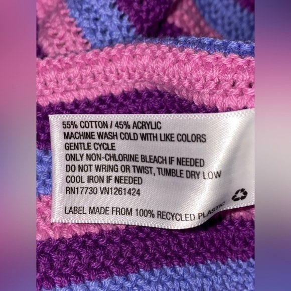 Wild Fable Women Crochet Halter Striped M Mini Dress Boho Hippie Whimsical - Picture 7 of 10